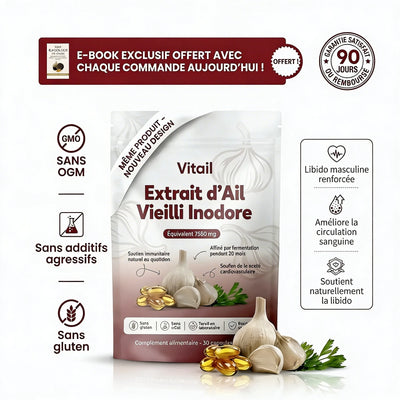 Vitail – Ail Noir Vieilli pour la Performance Masculine