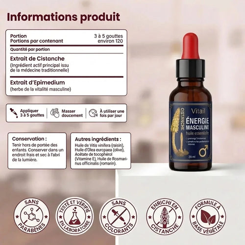 Activant Érectile à la Cistanche