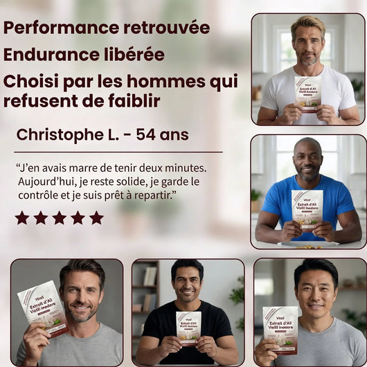 Vitail – Ail Noir Vieilli pour la Performance Masculine