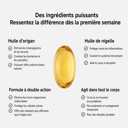 Vitail - Huile d'origan avec huile de nigelle