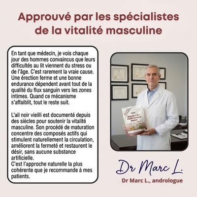 Vitail – Ail Noir Vieilli pour la Performance Masculine